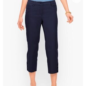 Talbots Pefect Skimmer Navy Cropped Pants